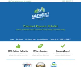 AApropertyservicesllc.com(A & A Property Maintenance Services) Screenshot