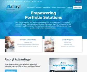 AApryl.com(Investment Portfolio Management Technology by Aapryl ') Screenshot