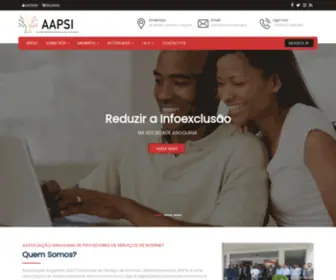 AApsi.og.ao(Associação Angolana de Provedores de Serviços de Internet AAPSI) Screenshot