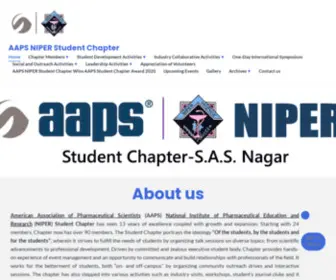 AApsniper.in(About us American Association of Pharmaceutical Scientists (AAPS)) Screenshot