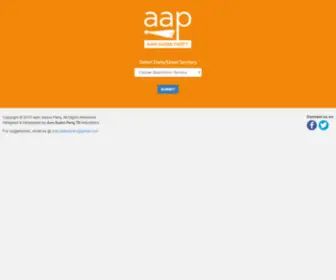 AApvolunteers.in(Aam Aadmi Party Online Membership) Screenshot