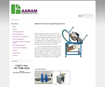 AAram-Engineering.com(Aaram Engineering Solutions) Screenshot