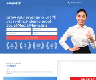 AArambhhdigital.com(Aarambhh Digital) Screenshot