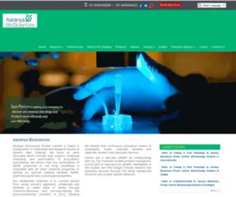 AAranyabiosciences.com(Aaranya Bioscience) Screenshot