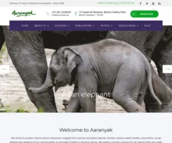 AAranyak.org(Aaranyak) Screenshot