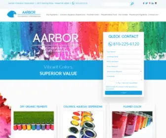 AArbor.com(Dry Organic Pigment Manufacturer) Screenshot