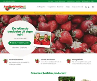 AArdbeiplantje.nl(Aardbeiplanten kopen van de Aardbeienplanten kweker) Screenshot