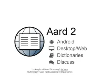 AArddict.org(Aard 2) Screenshot