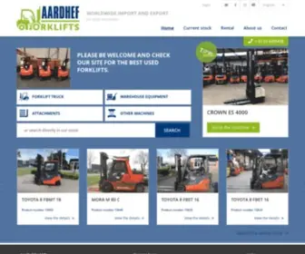 AArdhef.nl(Aardhef Forklifts) Screenshot