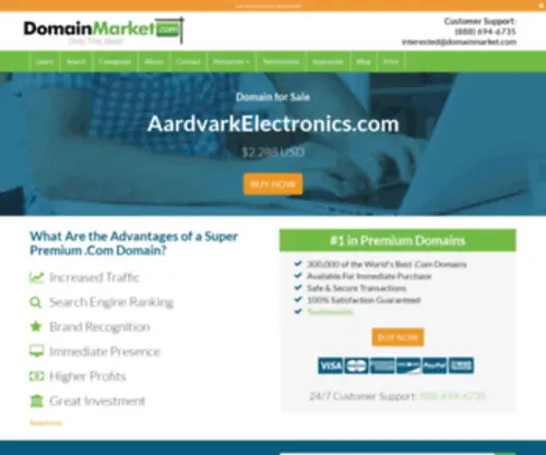 AArdvarkelectronics.com(Buy a Domain Name) Screenshot