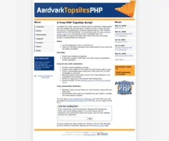 AArdvarktopsitesphp.com(Aardvark Topsites PHP) Screenshot