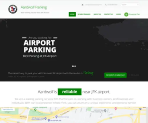 AArdwolfparking.com(Park your vehicle near JFK airport. Aardwolf Parking) Screenshot