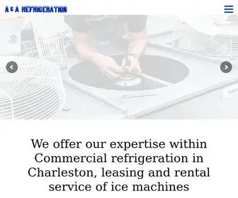 AArefrigerationcharleston.com(Refrigeration in Charleston and icemachine leasing) Screenshot