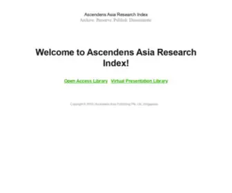 AAresearchindex.com(Archive) Screenshot