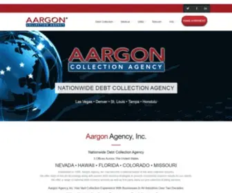 AArgon.com(Aargon Collection Agency) Screenshot