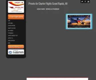 AArgusair.com(Air Charter Flights (locally based) Grand Rapids) Screenshot