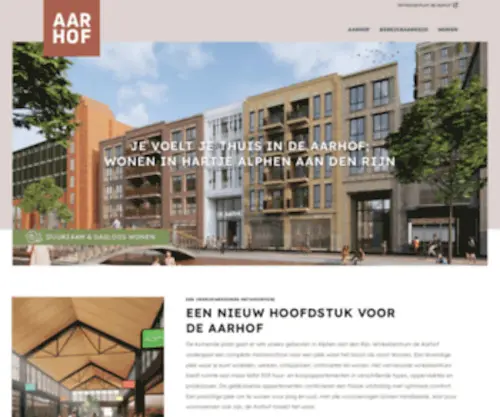 AArhof.nl(Wonen in hartje Alphen aan den Rijn) Screenshot