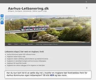 AArhus-Letbanering.dk(Letbanens) Screenshot