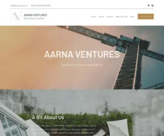 AArnaventures.in(AARNA VENTURES) Screenshot