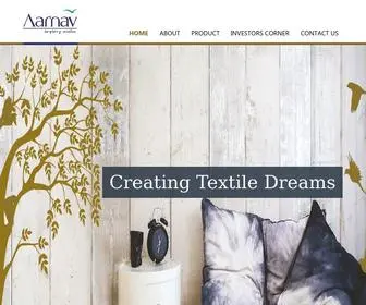 AArnavgroup.com(Inspiring Textiles) Screenshot