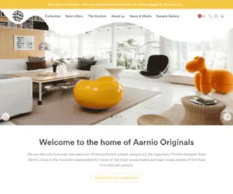 AArniooriginals.com(Eero Aarnio Originals) Screenshot