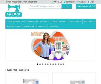 AArohisewing.com(Aarohi Sewing Enterprises) Screenshot