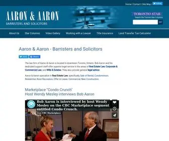 AAron.ca(Bob Aaron) Screenshot