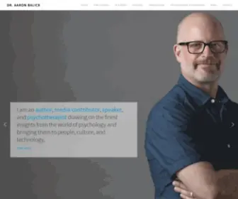 AAronbalick.com(Dr. Aaron Balick) Screenshot