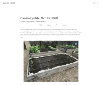 AAroneaton.blog(Aaron Eaton) Screenshot
