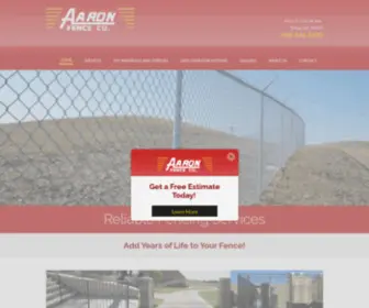 AAronfence.com(Fencing & Gate Operator System Tulsa & Broken Arrow OK) Screenshot