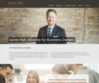 AAronhall.com(Aaron Hall) Screenshot