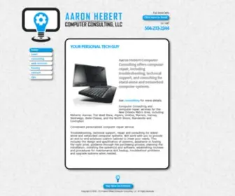 AAronhebert.com(Aaron hebert computer consulting) Screenshot