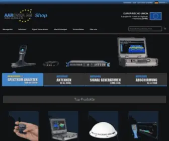 AAronia-Shop.com(Aaronia Online Shop) Screenshot
