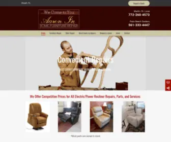 AAroninhomefurniturerepair.com(Aaron In Home Furniture Repair) Screenshot