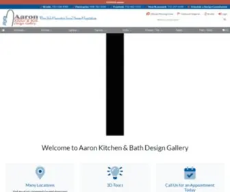 AAronkbdgallery.com(Aaron Kitchen & Bath Design Gallery Trained staff) Screenshot