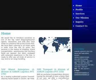 AAronlogistics.in(Aaron Shipping) Screenshot