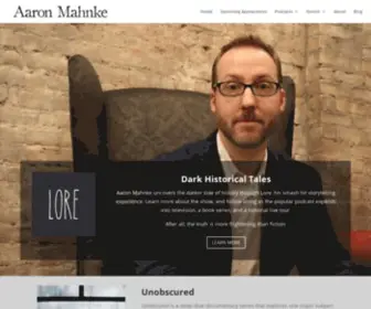 AAronmahnke.com(Aaron Mahnke) Screenshot