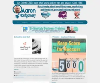 AAronmontgomery.info(Aaron Montgomery of MontCo Consulting) Screenshot