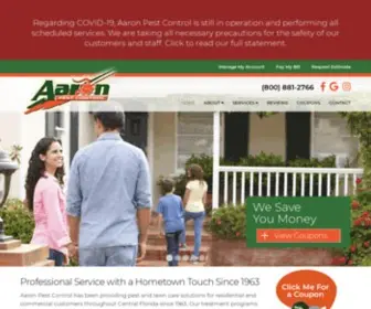 AAronpest.com(Aaron Pest Control) Screenshot