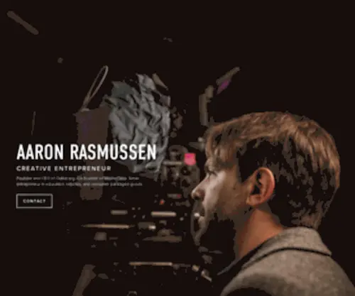 AAronrasmussen.com(Aaron Rasmussen) Screenshot