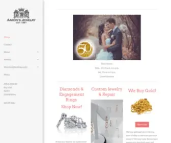 AAronsjewelry.com(Master Jeweler) Screenshot