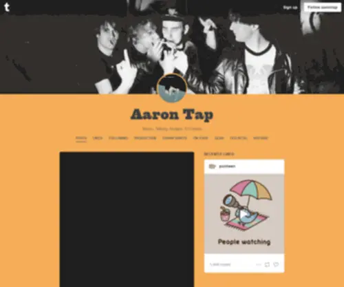 AArontap.com(Aaron Tap) Screenshot