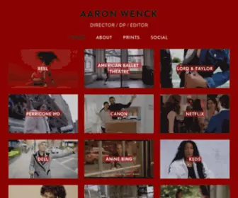 AAronwenck.com(Aaron Wenck) Screenshot