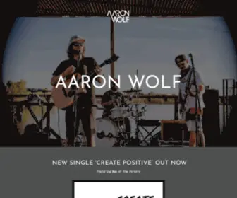 AAronwolfmusic.com(Aaron Wolf) Screenshot