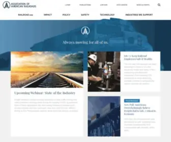 AAR.org(The Association of American Railroads (AAR)) Screenshot