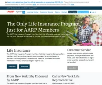 AARP-Lifeinsurance.com(AARP Life Insurance from New York Life) Screenshot