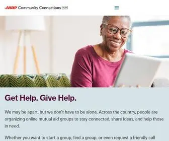 AArpcommunityconnections.org(AARP Community Connections) Screenshot