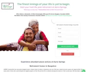 AArra.in(Retirement homes in Bangalore) Screenshot