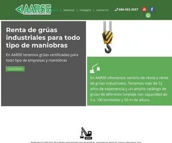 AArsegruas.com(Renta de Grúas Industriales en Mexicali) Screenshot