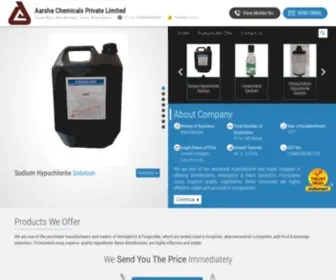 AArshachemicals.com(Aarsha Chemicals Private Limited) Screenshot